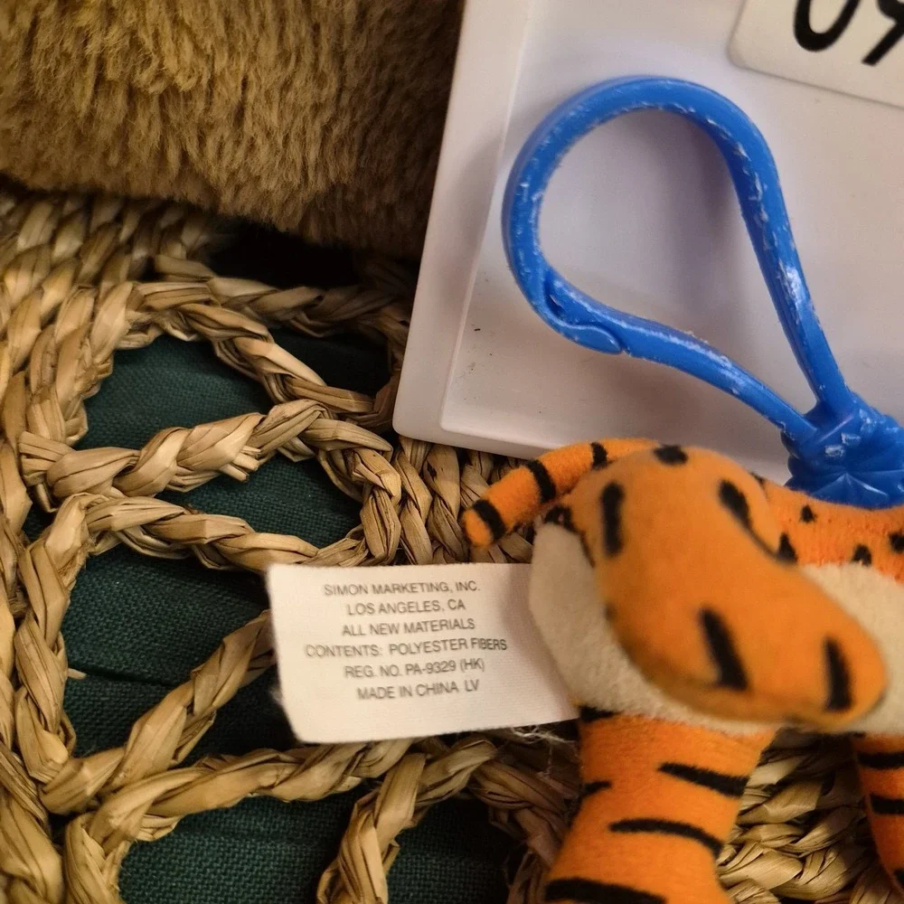 ✅Disney Tigger Movie McDonald's Winnie the Pooh Plush Keychain Clip#️⃣0934